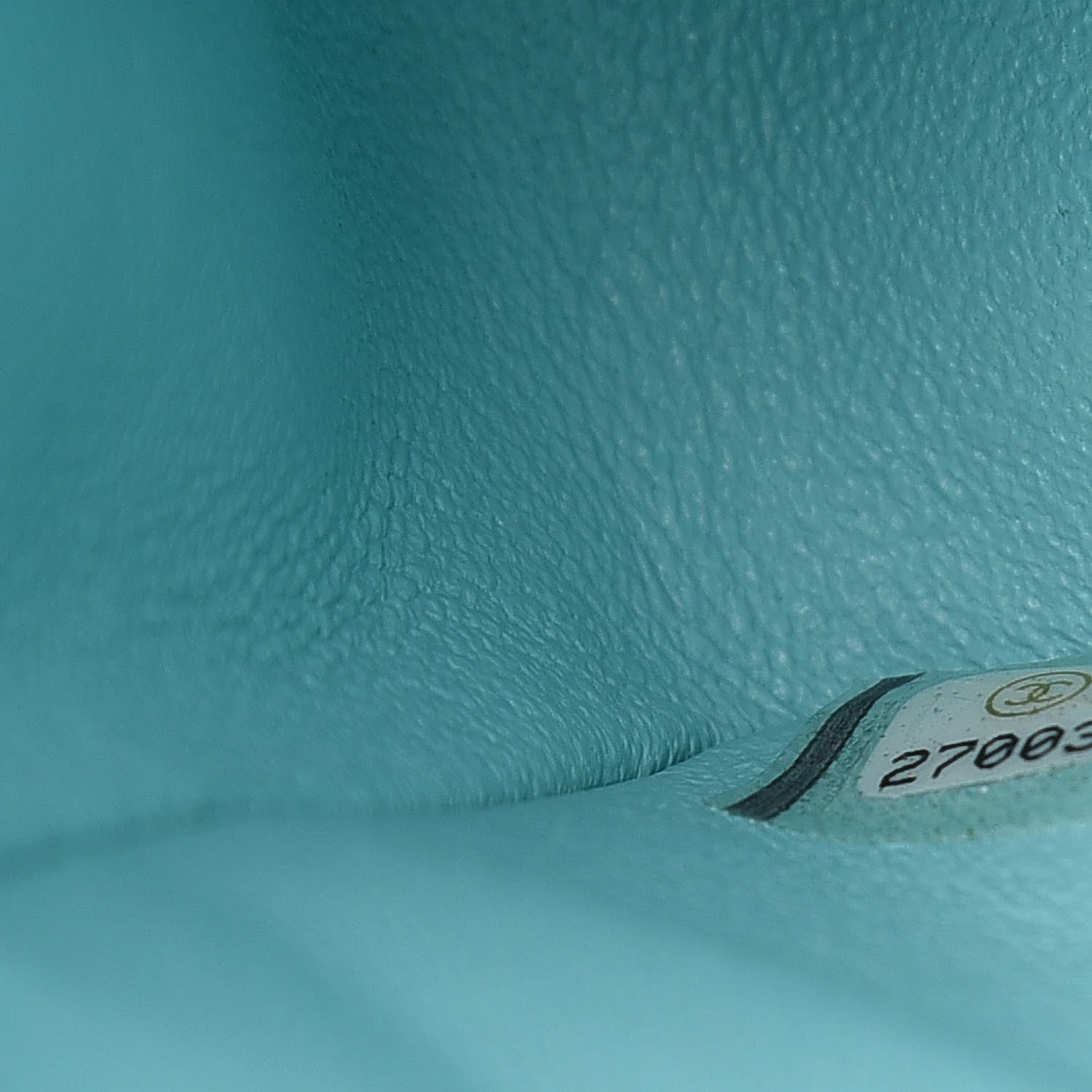 Chanel Caviar Quilted Medium Double Flap Light Blue 7 of 10