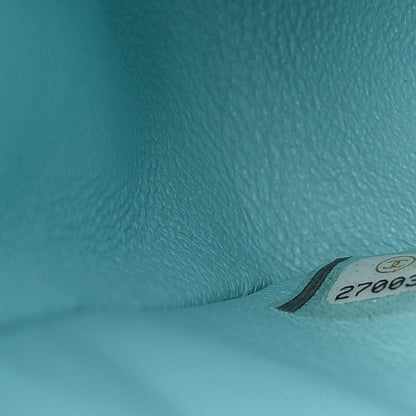 Chanel Caviar Quilted Medium Double Flap Light Blue 7 of 10
