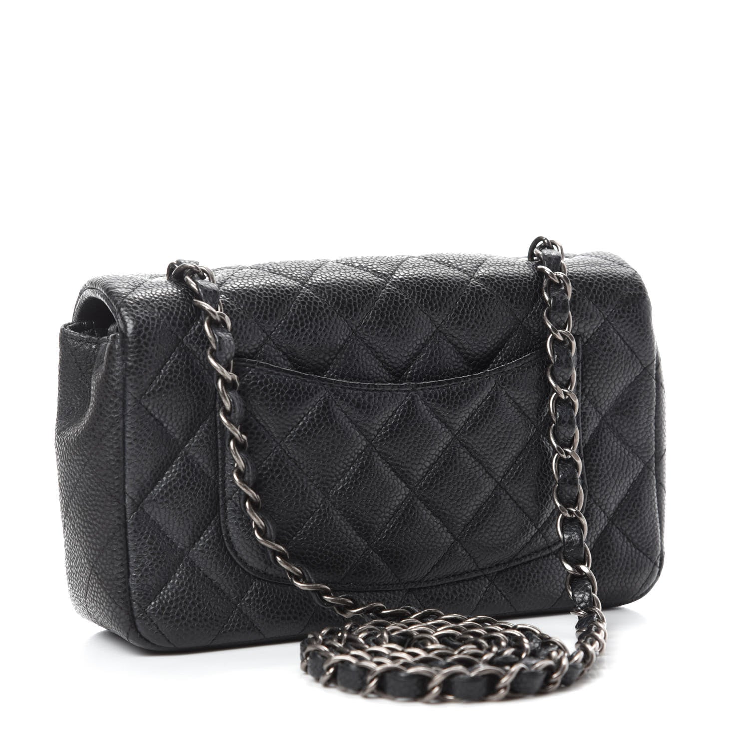 Chanel Caviar Quilted Mini Rectangular Flap Black 3 of 13