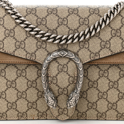 Gucci GG Supreme Monogram Small Dionysus Shoulder Bag Taupe 8 of 11