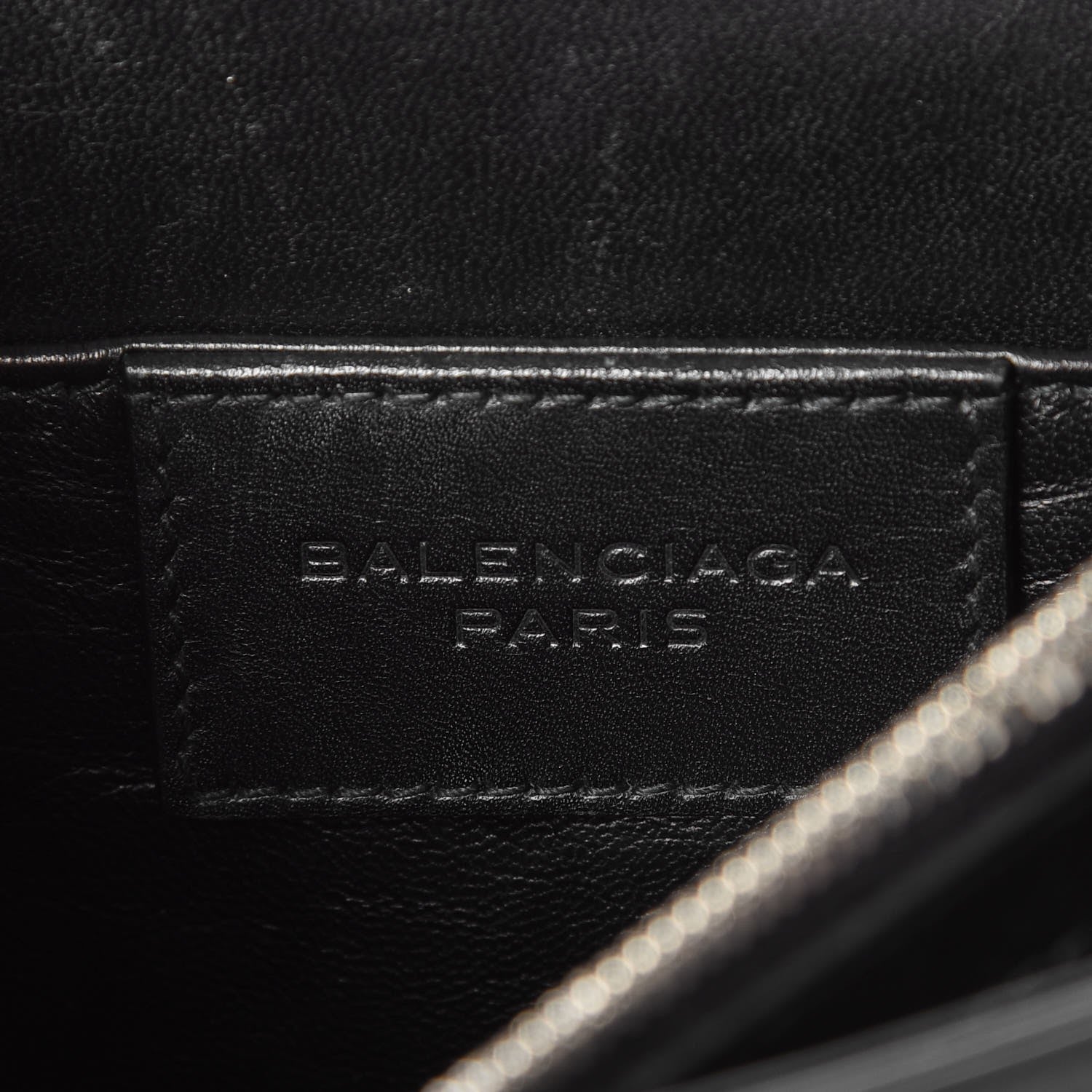 Balenciaga Calfskin Le Dix Besace Black 5 of 7