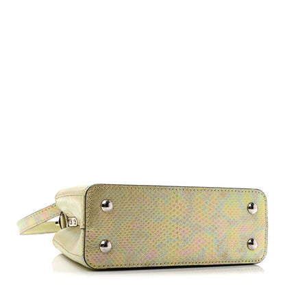 Louis Vuitton Iridescent Karung Capucines Mini Petrol 4 of 10