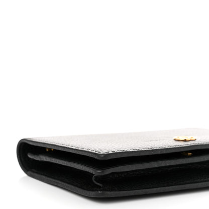 Gucci Calfskin Mini GG Marmont Chain Wallet Black 8 of 11