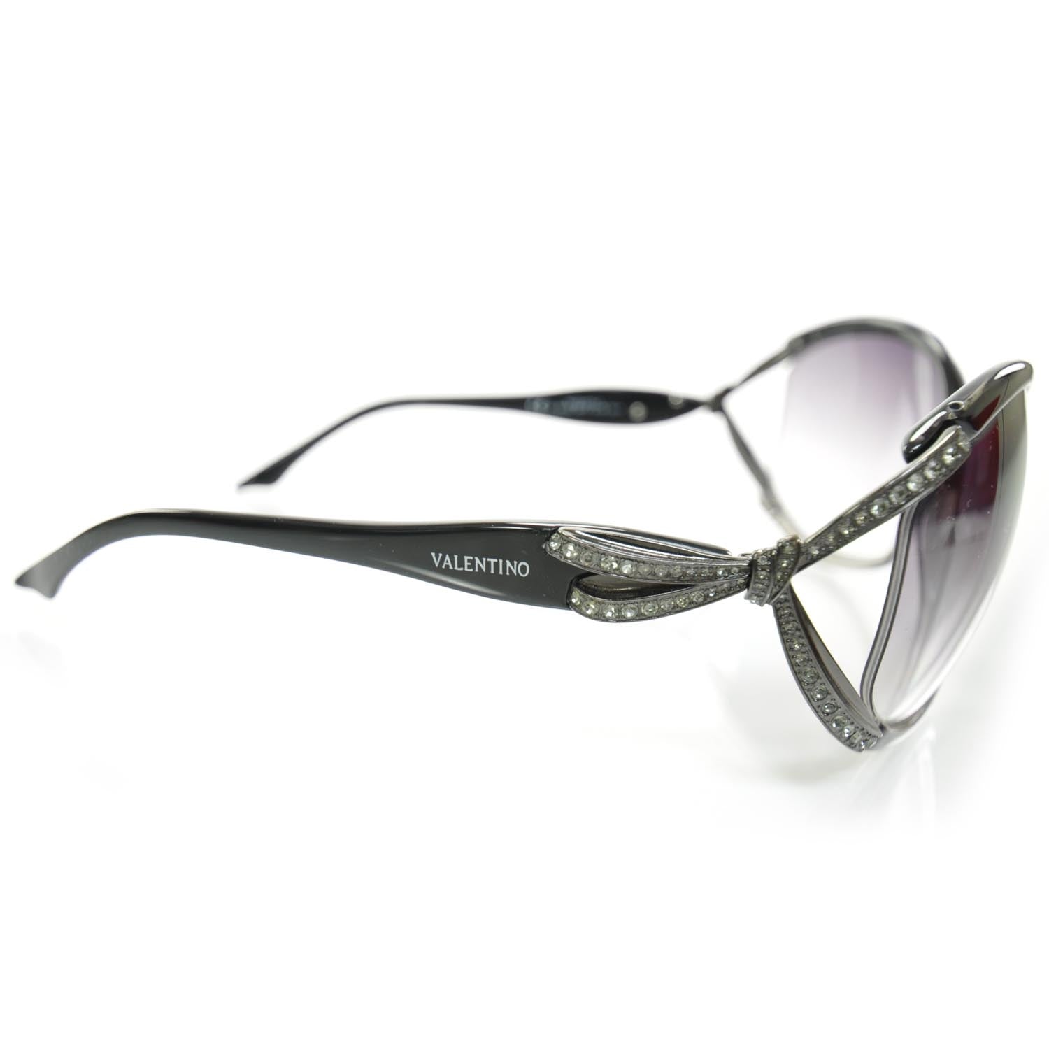 Valentino Garavani Crystal Sunglasses 5628S Black 4 of 9