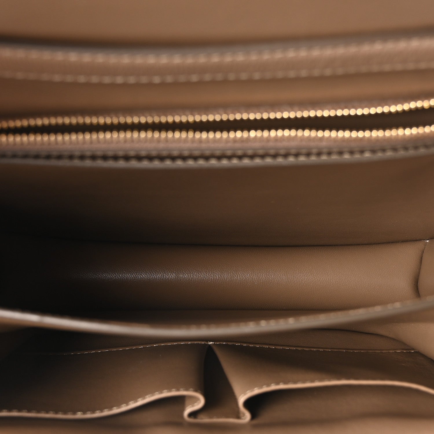 Celine Liege Calfskin Medium Classic Box Flap Bag Taupe 5 of 11