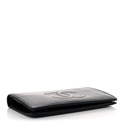 Chanel Caviar Timeless CC Yen Wallet Black 4 of 10
