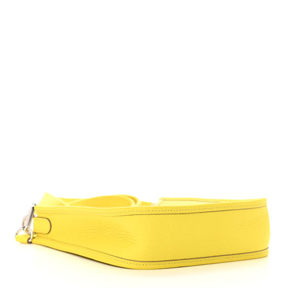 Hermes Taurillon Clemence Evelyne TPM Lime 4 of 13