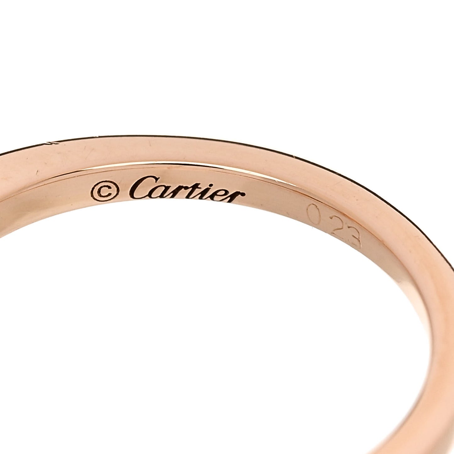 18K Pink Gold Diamond .23ct Ballerine Solitaire Engagement Ring 46 3.75