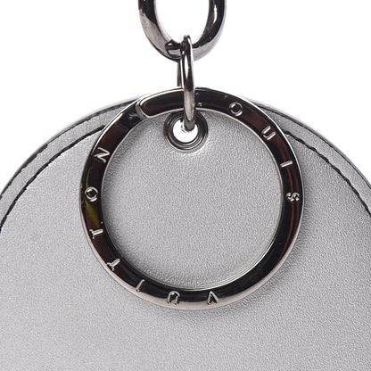 Louis Vuitton Metallic Monogram LV Bag Charm Key Holder Silver 4 of 6