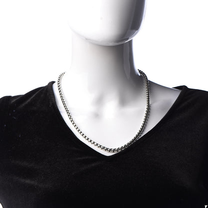 David Yurman Sterling Silver 5mm Box Chain Necklace 2 of 5