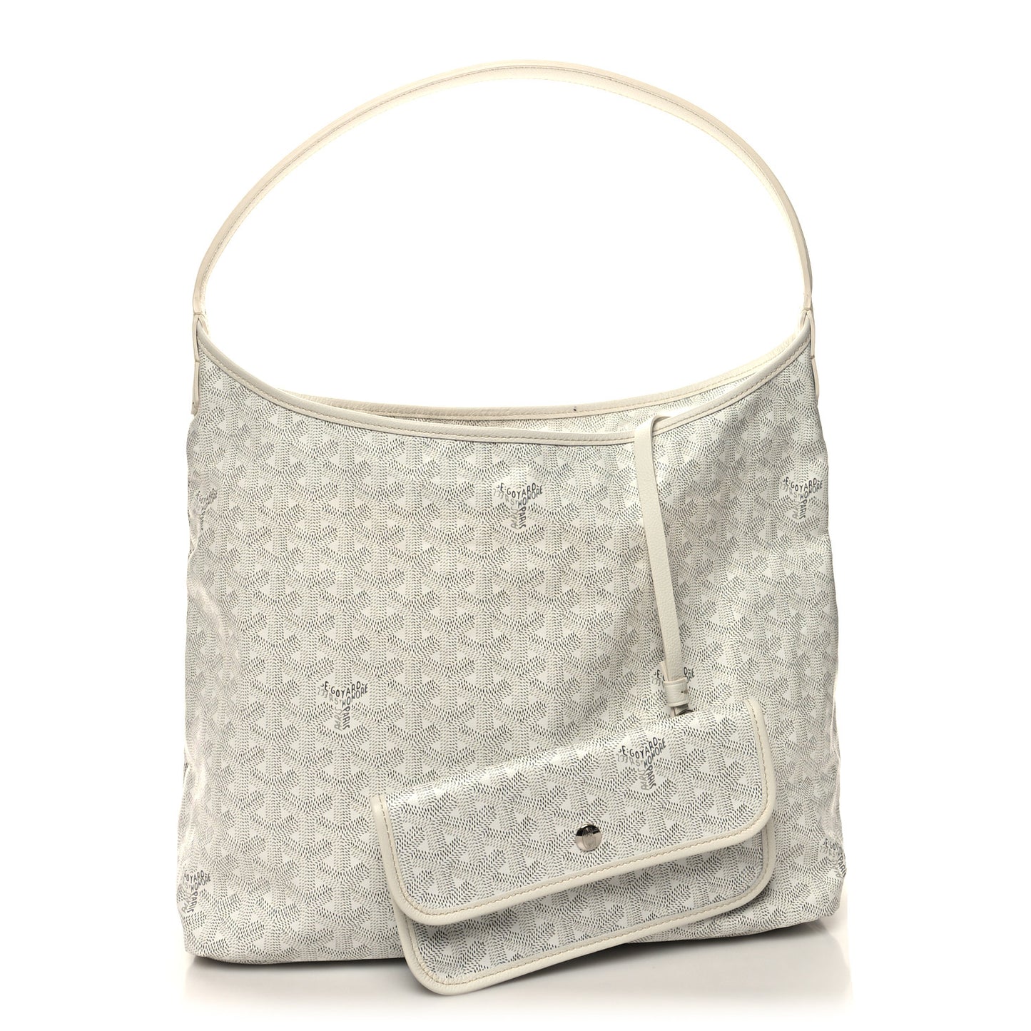 Goyardine Boheme Hobo White