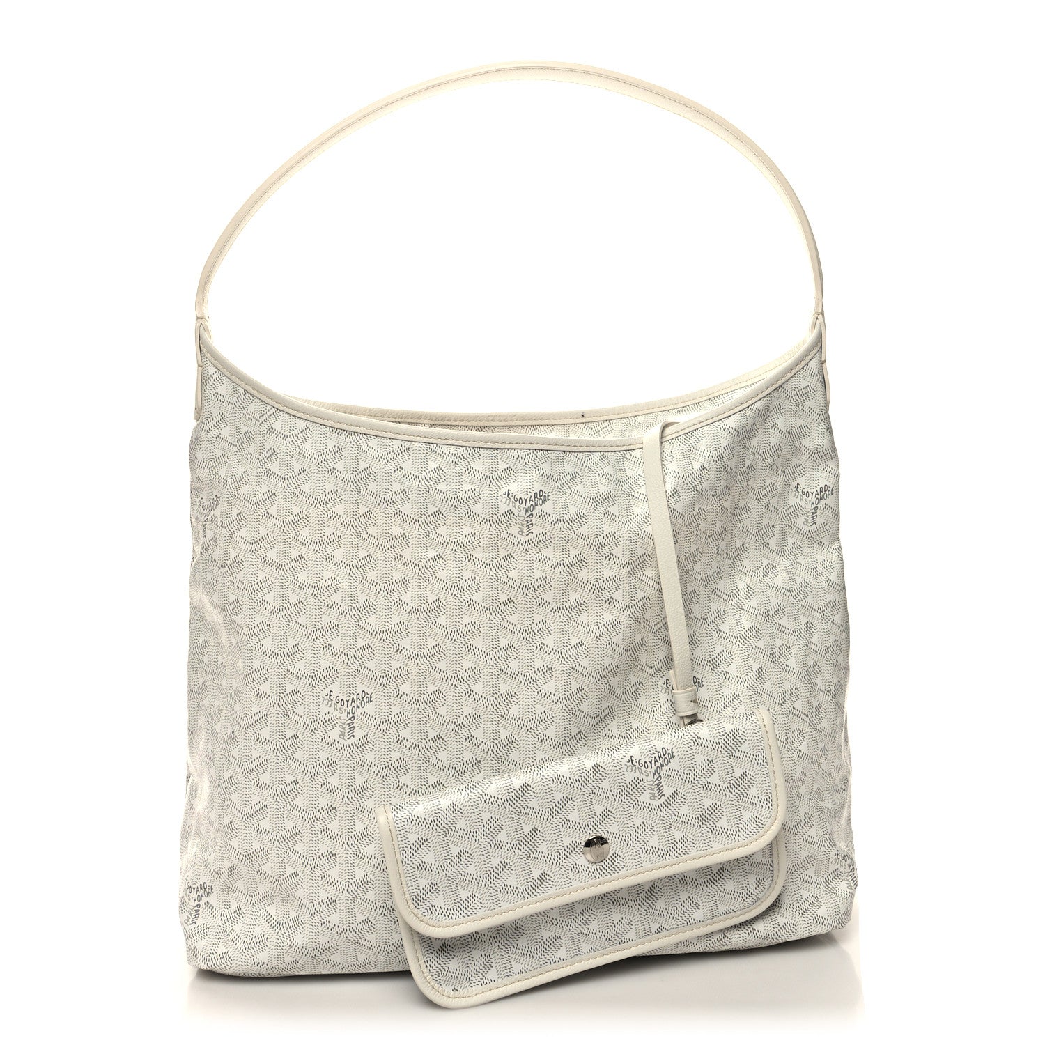 Goyard Goyardine Boheme Hobo White 3 of 12