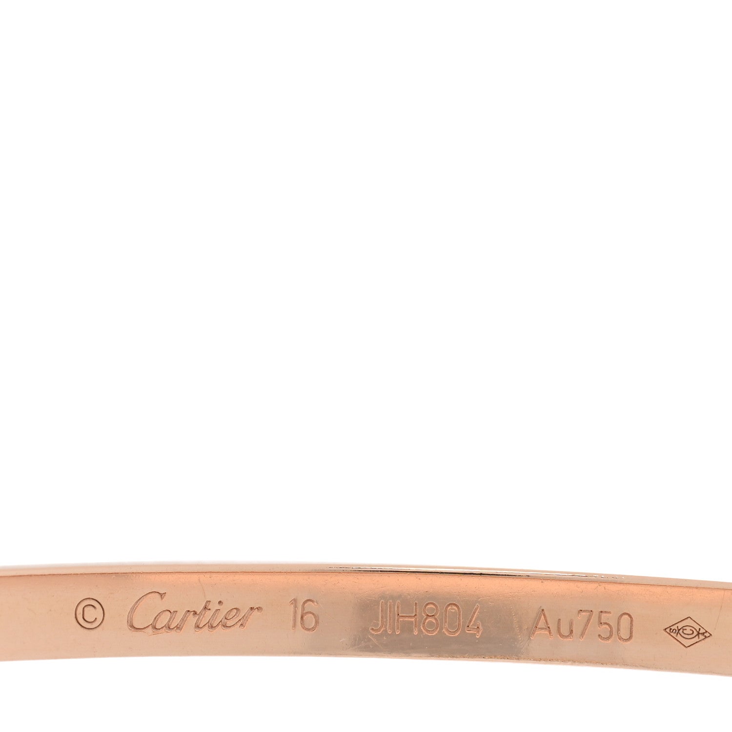 Cartier 18K Pink Gold Small LOVE Bracelet 16 2 of 6