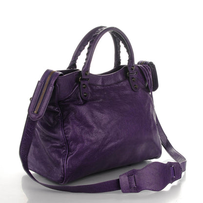 Balenciaga Agneau Classic Hardware Velo Dark Violet 3 of 6
