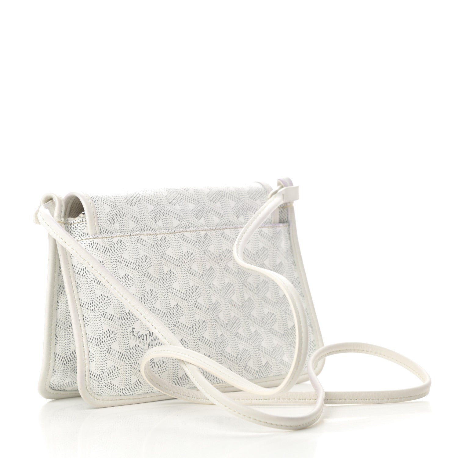 Goyard Goyardine Plumet Wallet Clutch White 3 of 12