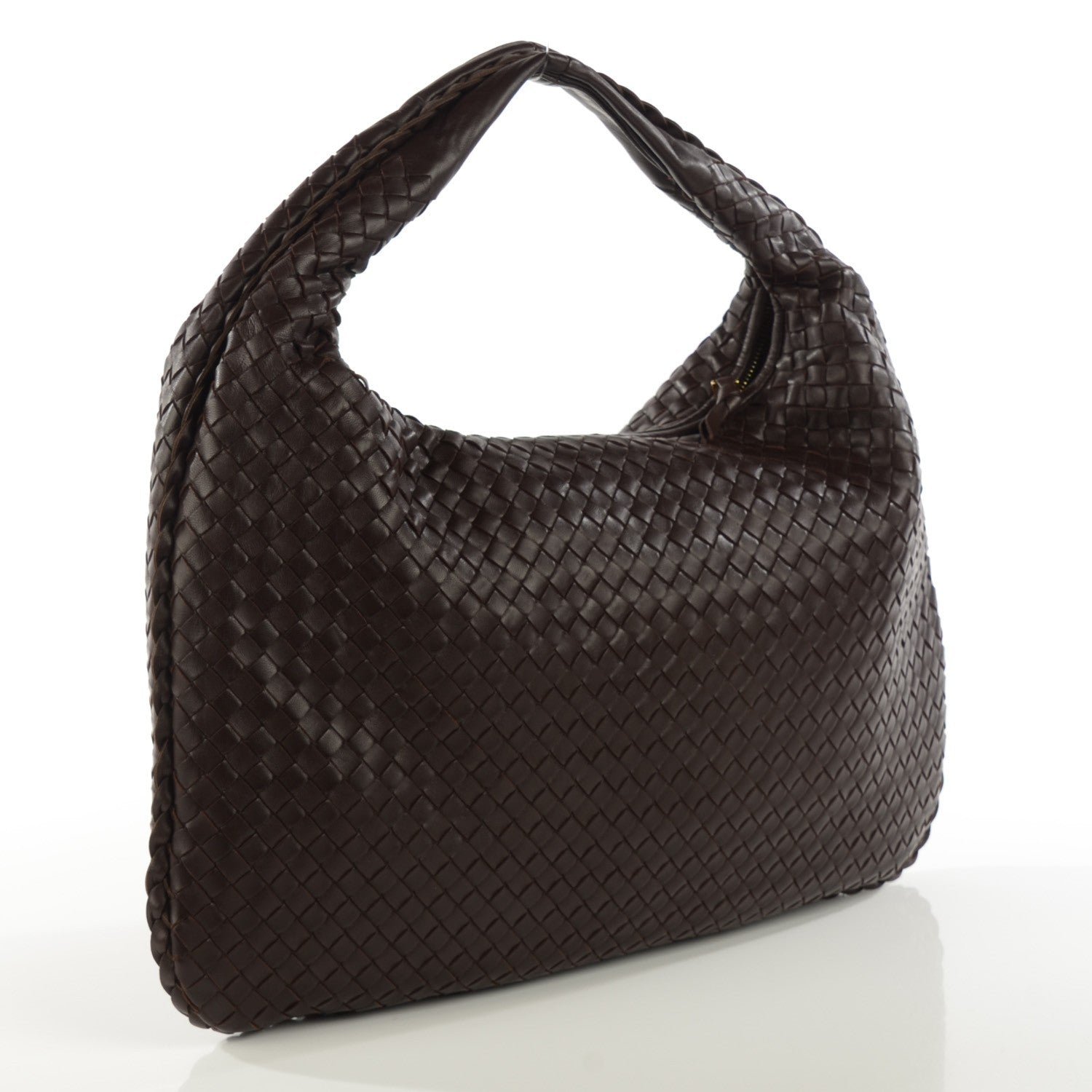 Bottega Veneta Nappa Intrecciato Large Veneta Hobo Ebano 3 of 8