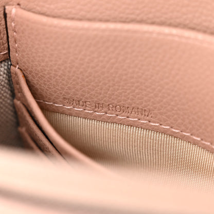 Jimmy Choo Grainy Calfskin Crystal Cheri Wallet On Chain Bag Powder Pink 7 of 13