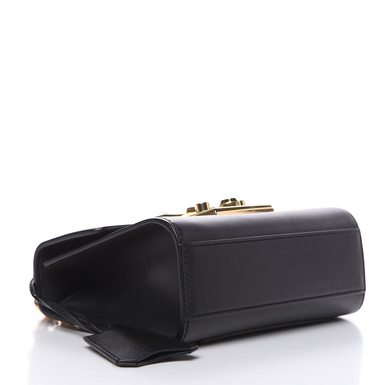 Gucci Calfskin Small Padlock Shoulder Bag Black 4 of 14