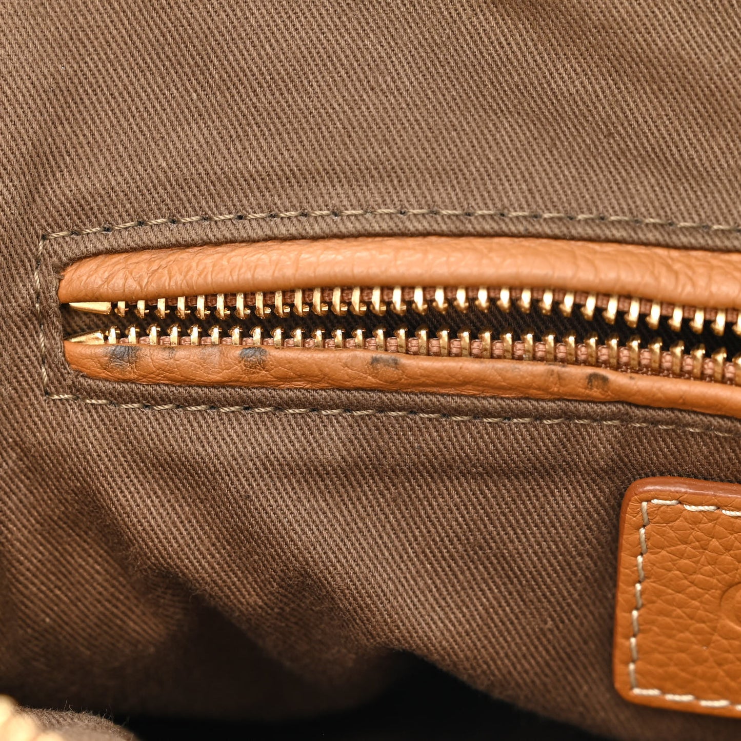 Calfskin Medium Marcie Satchel Gingerbread