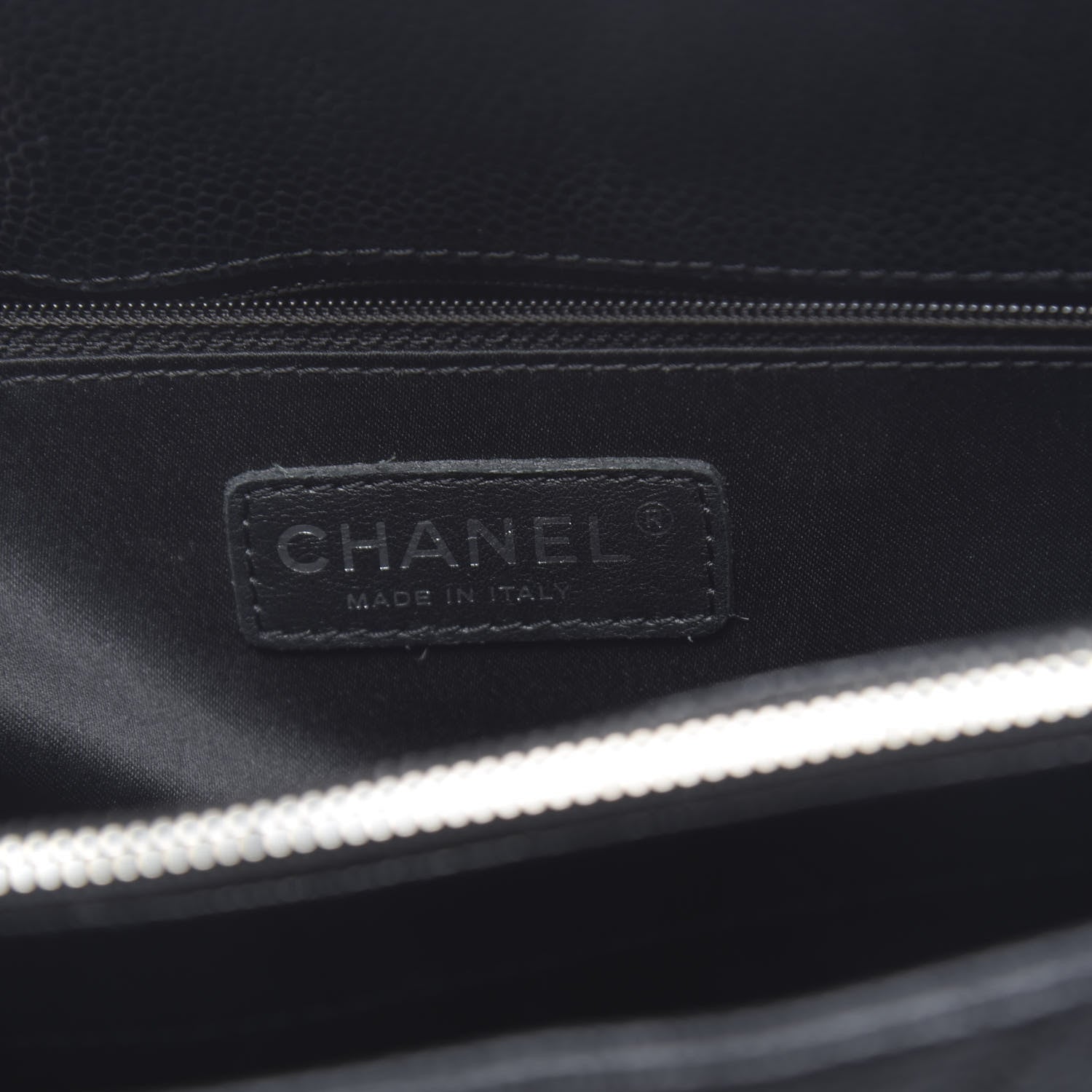 Chanel Caviar Quilted Grand Shopping Tote GST Black 7 of 12