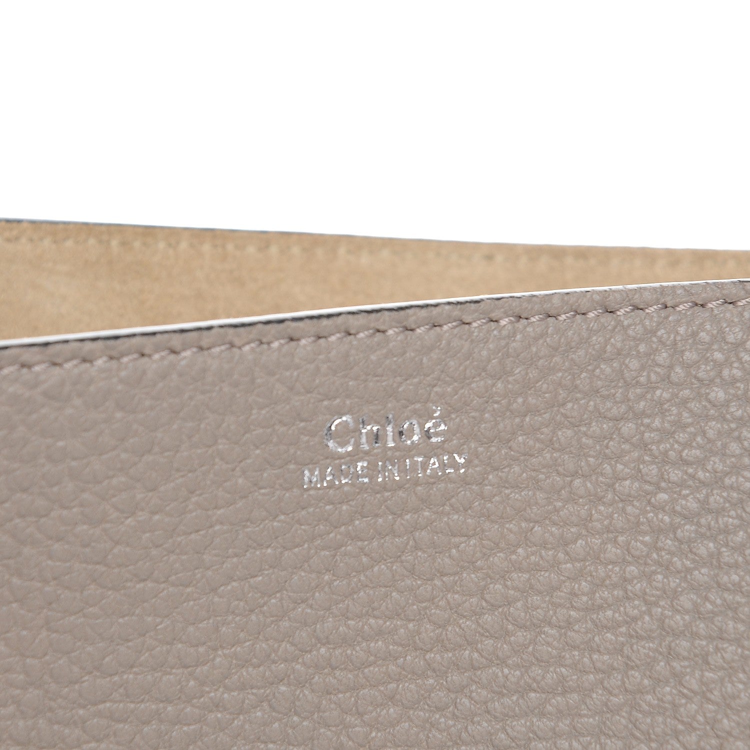 Chloe Grained Lambskin Drew Shoulder Bag Motty Grey 6 of 7