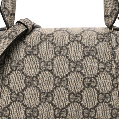Balenciaga X GUCCI GG Supreme Monogram Small Hourglass Top Handle Bag Beige Ebony 8 of 10