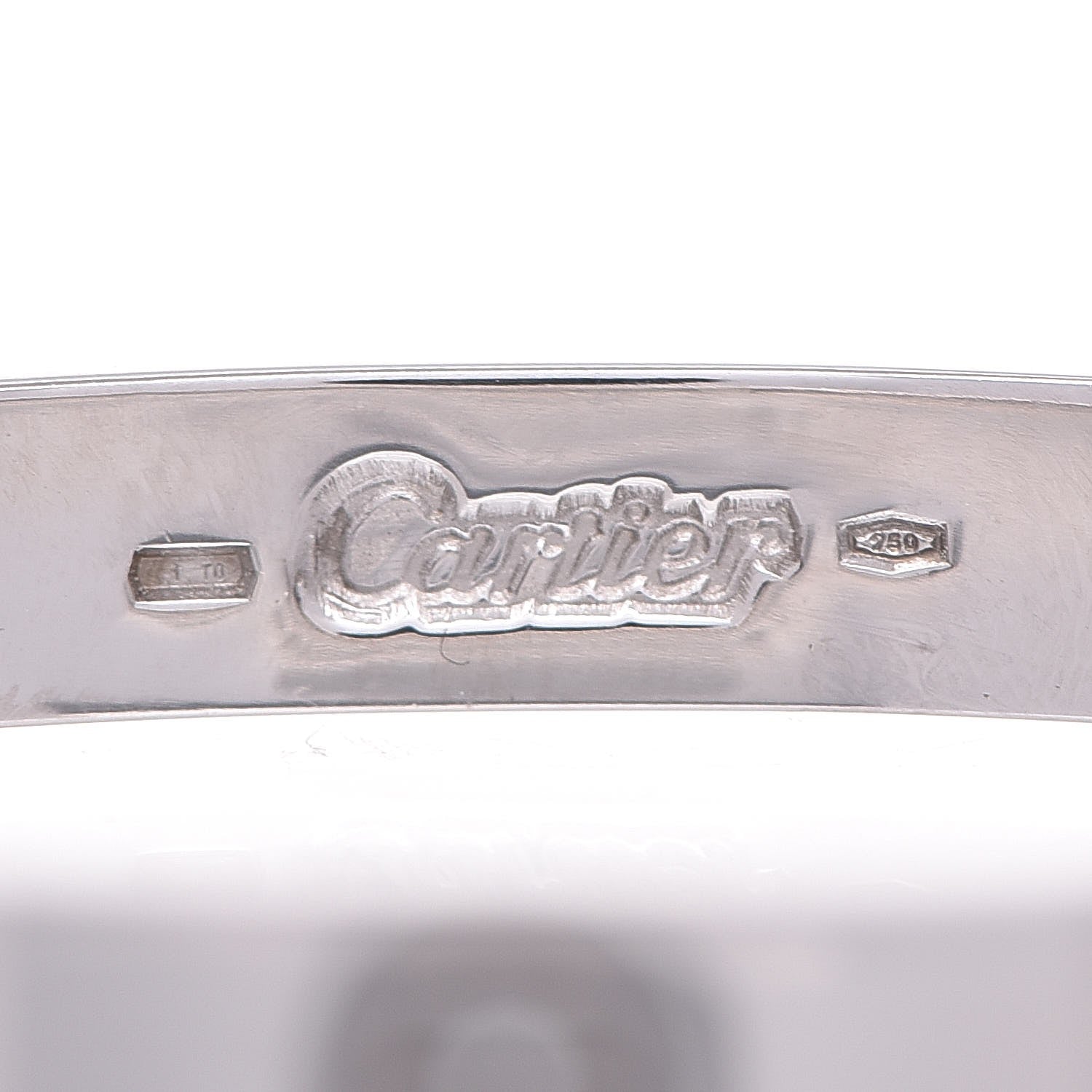 Cartier 18K White Gold LOVE Bracelet 16 5 of 7
