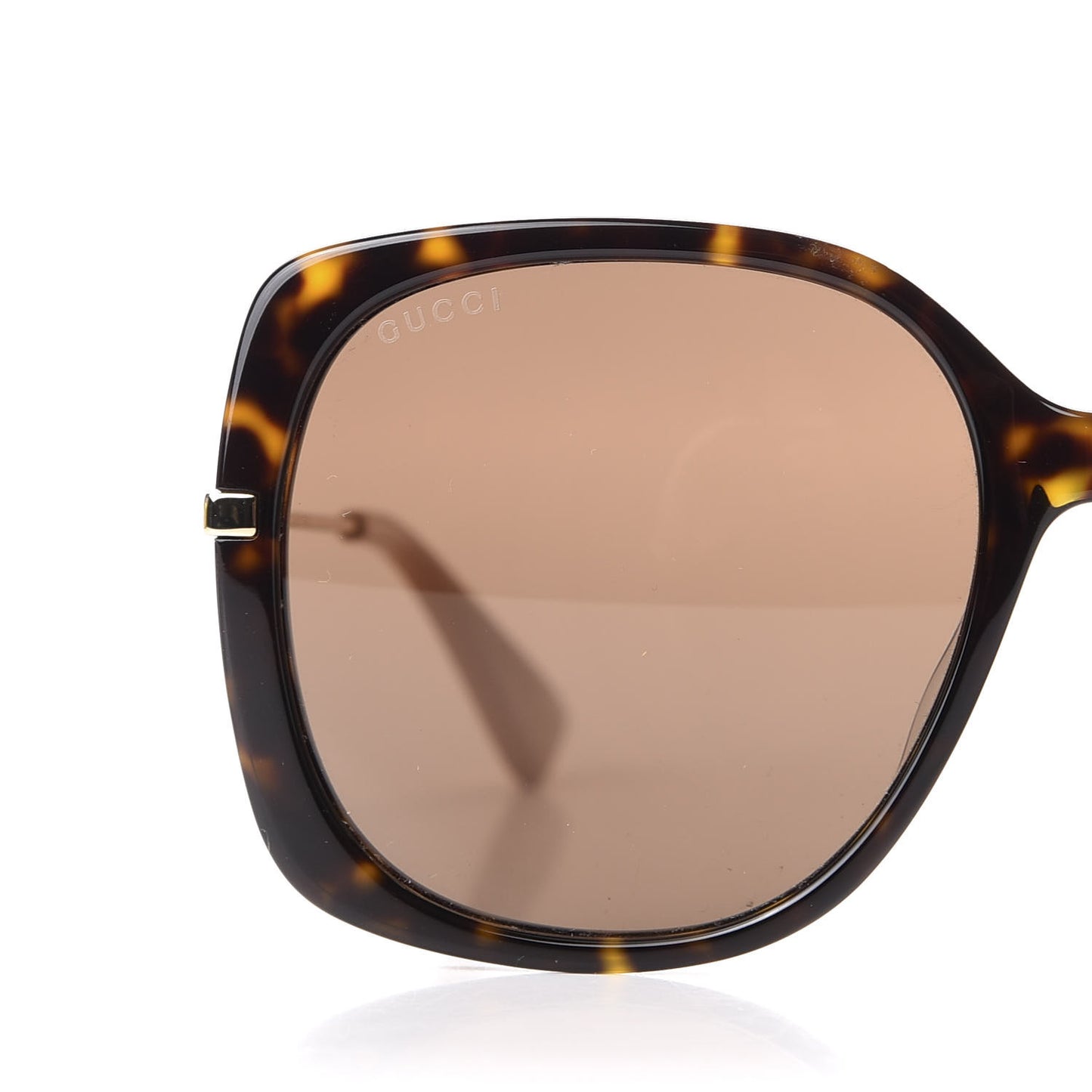 Square Frame GG0511S Sunglasses Havana Brown Gold