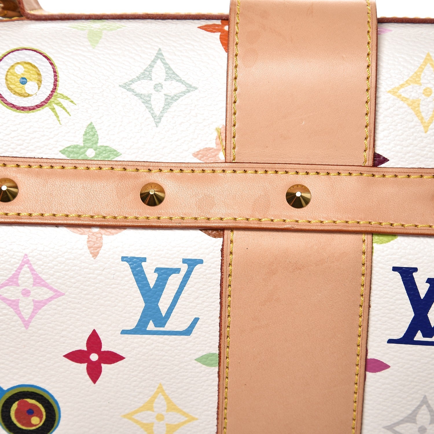 Louis Vuitton Monogram Multicolor Murakami Eye Love You White 12 of 18