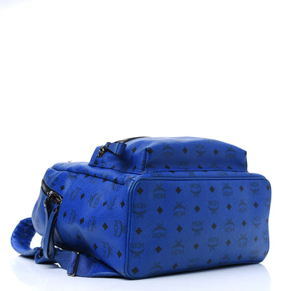 MCM Visetos Medium Sprinkle Stud Stark Backpack Blue 3 of 20