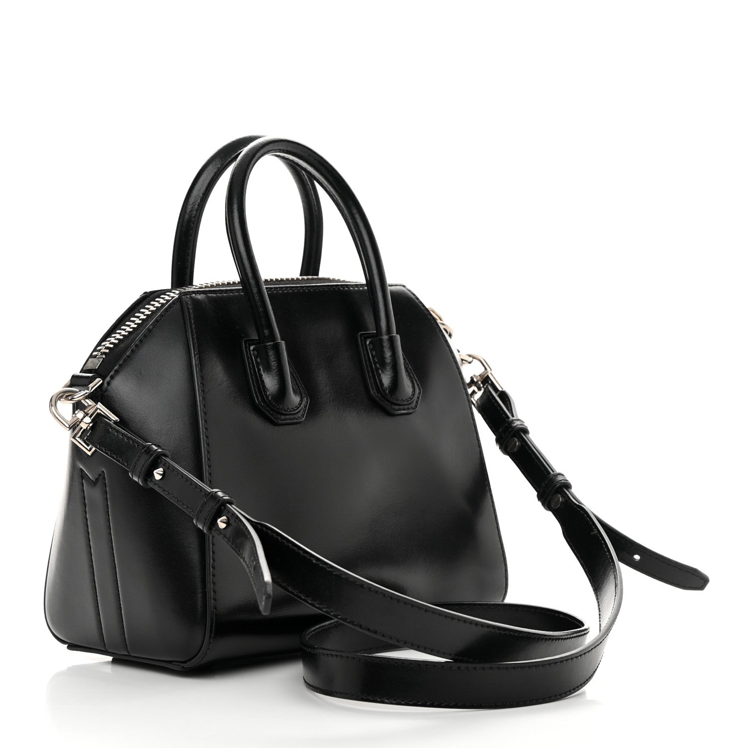Givenchy Shiny Lord Calfskin Mini Antigona Black 3 of 14