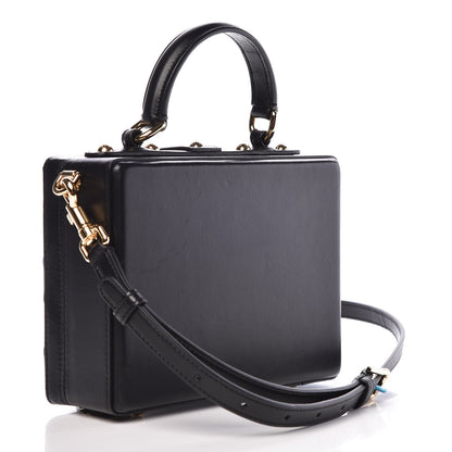 Dolce & Gabbana Lambskin Quilted Box Bag Black 3 of 7