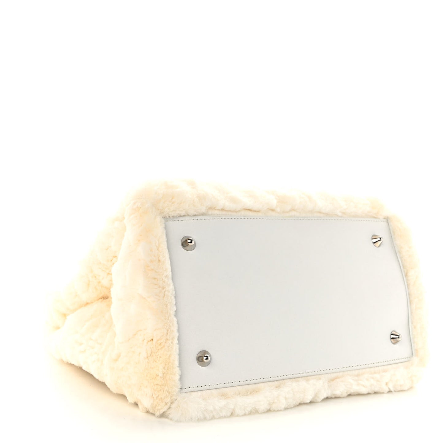 Rabbit Fur Medium Lady Dior Ivory