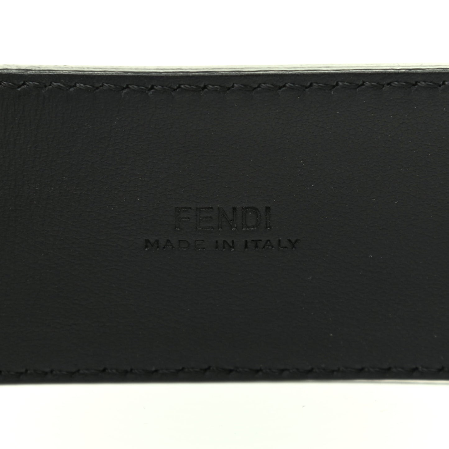 Vitello Century Bi-Color FF 1974 Embossed Belt 105 42 Maya Black
