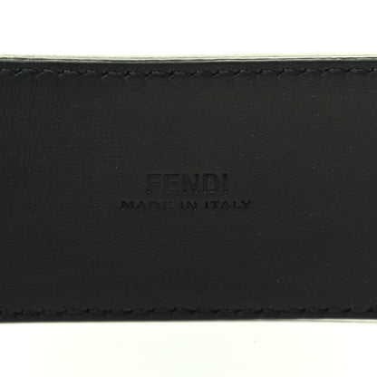Fendi Vitello Century Bi-Color FF 1974 Embossed Belt 105 42 Maya Black 5 of 5