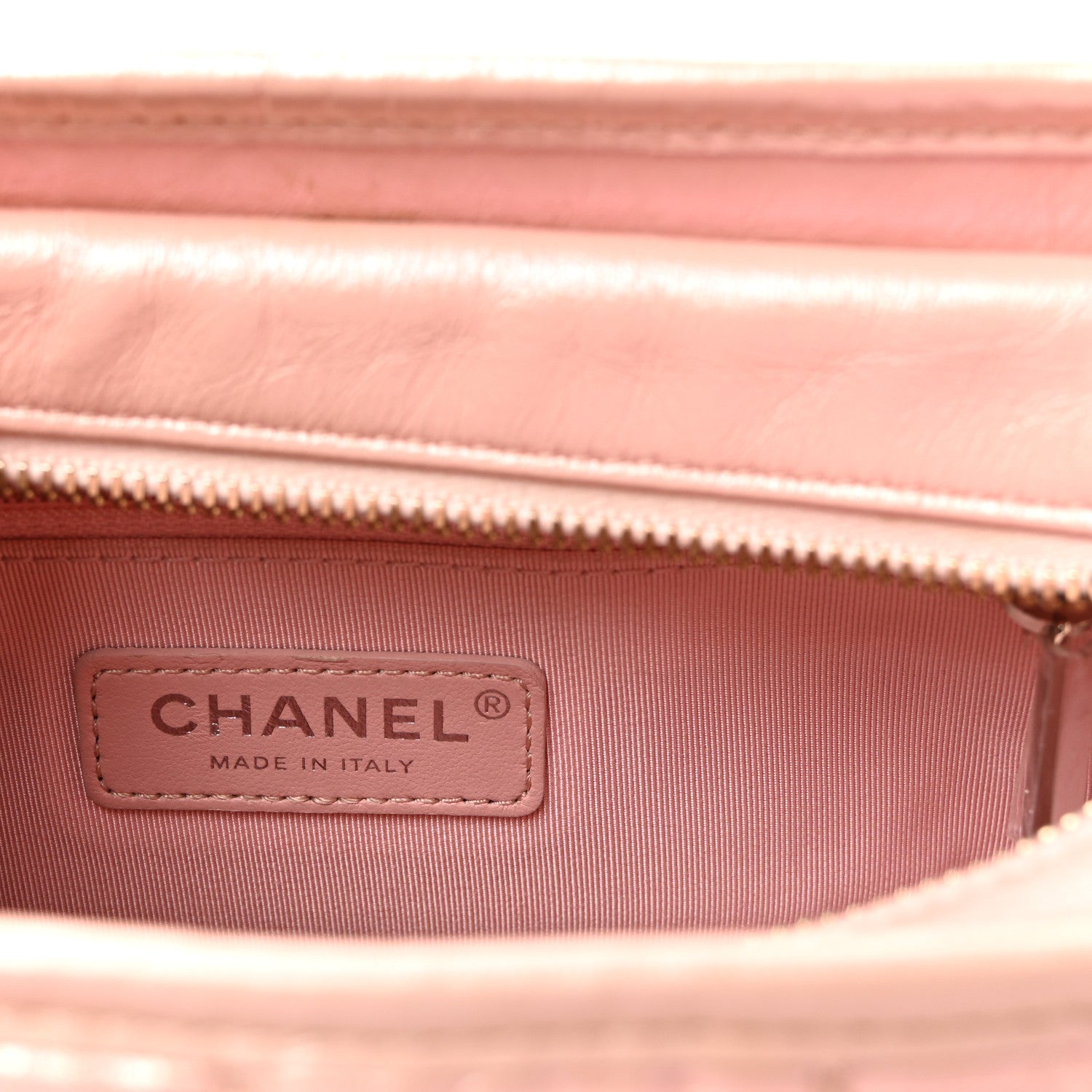 Chanel Iridescent Aged Calfskin Quilted Small Gabrielle Hobo Rose 6 of 9