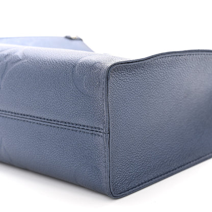 Louis Vuitton Metallic Empreinte Monogram Giant Onthego PM Navy Nacre 9 of 9