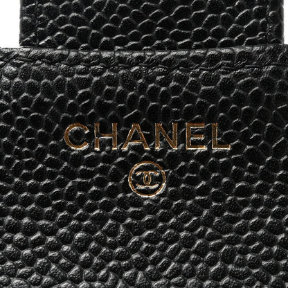 Chanel Caviar Quilted Compact Flap Wallet Black 6 of 10