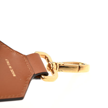 Fendi Ribbon Vitello King Logo Embossed Gingham Woven Adjustable Strap You Panna Black Cuoio 7 of 9