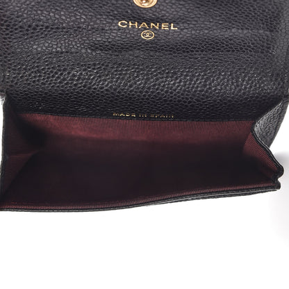 Chanel Caviar Quilted Flap Card Holder Black 5 of 8