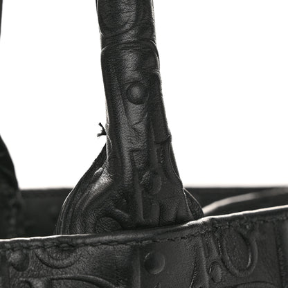 Christian Dior Oblique Calfskin Embossed Large Book Tote Black 11 of 11