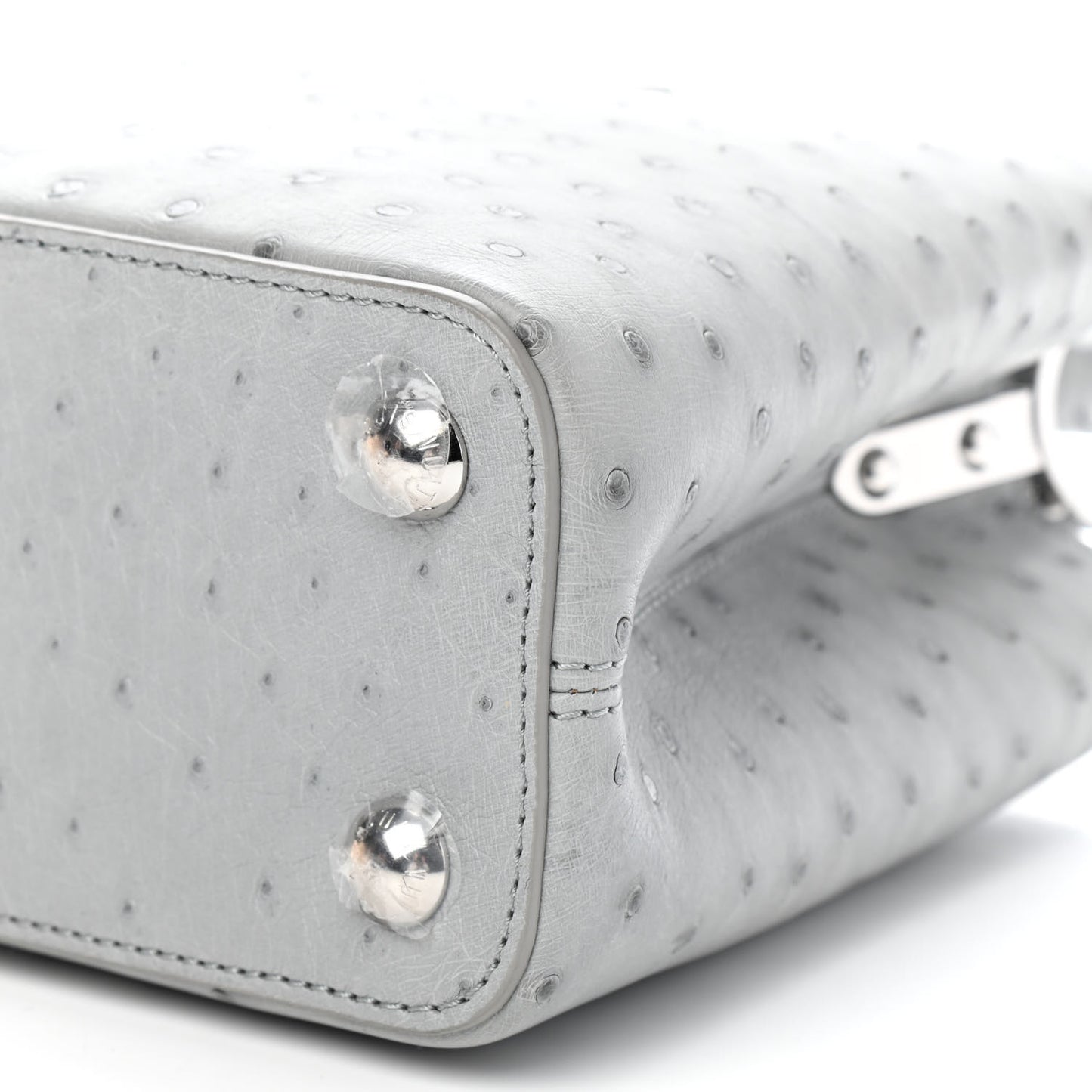 Ostrich Capucines BB Gris
