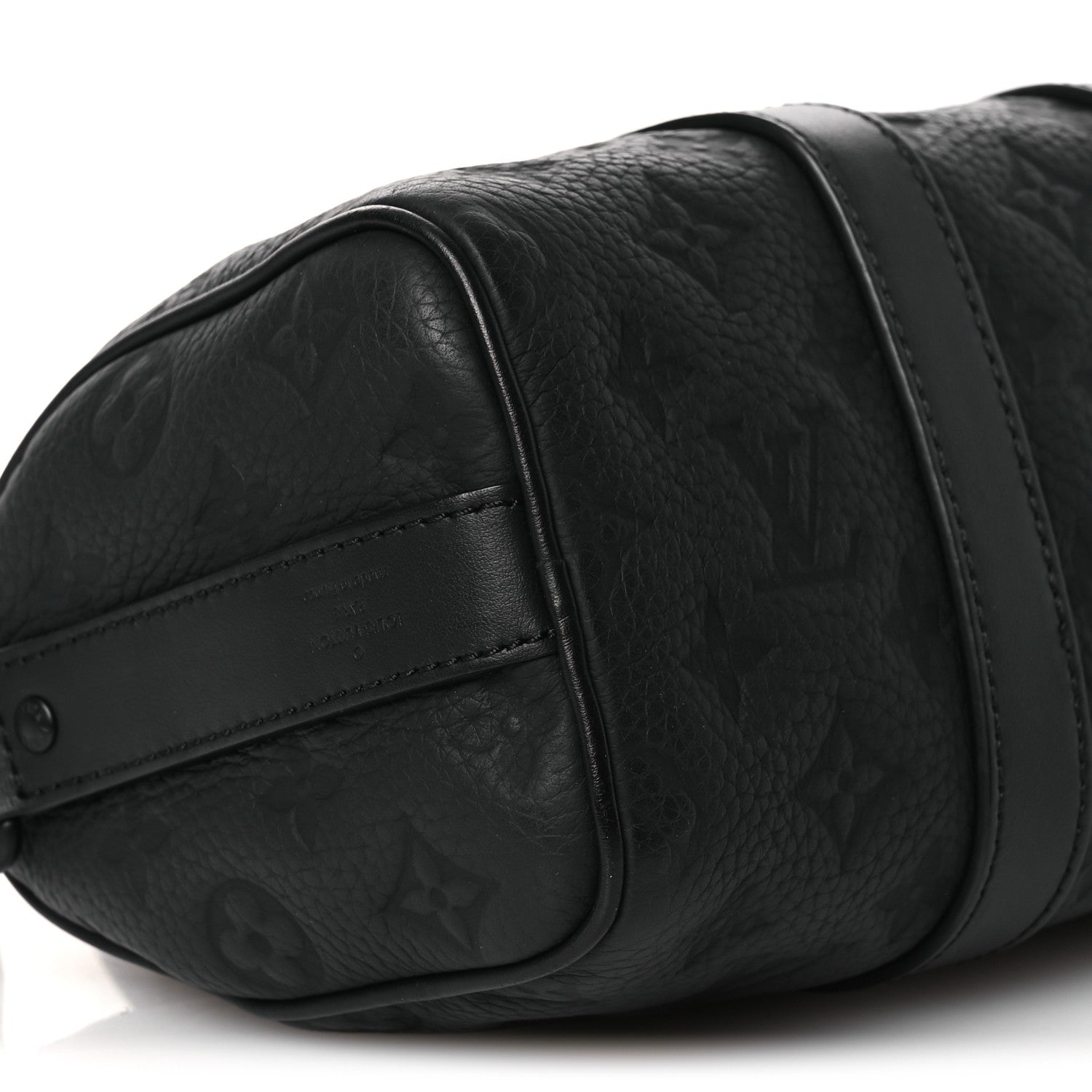 Louis Vuitton Monogram Taurillon Keepall Bandouliere 25 Black 7 of 9