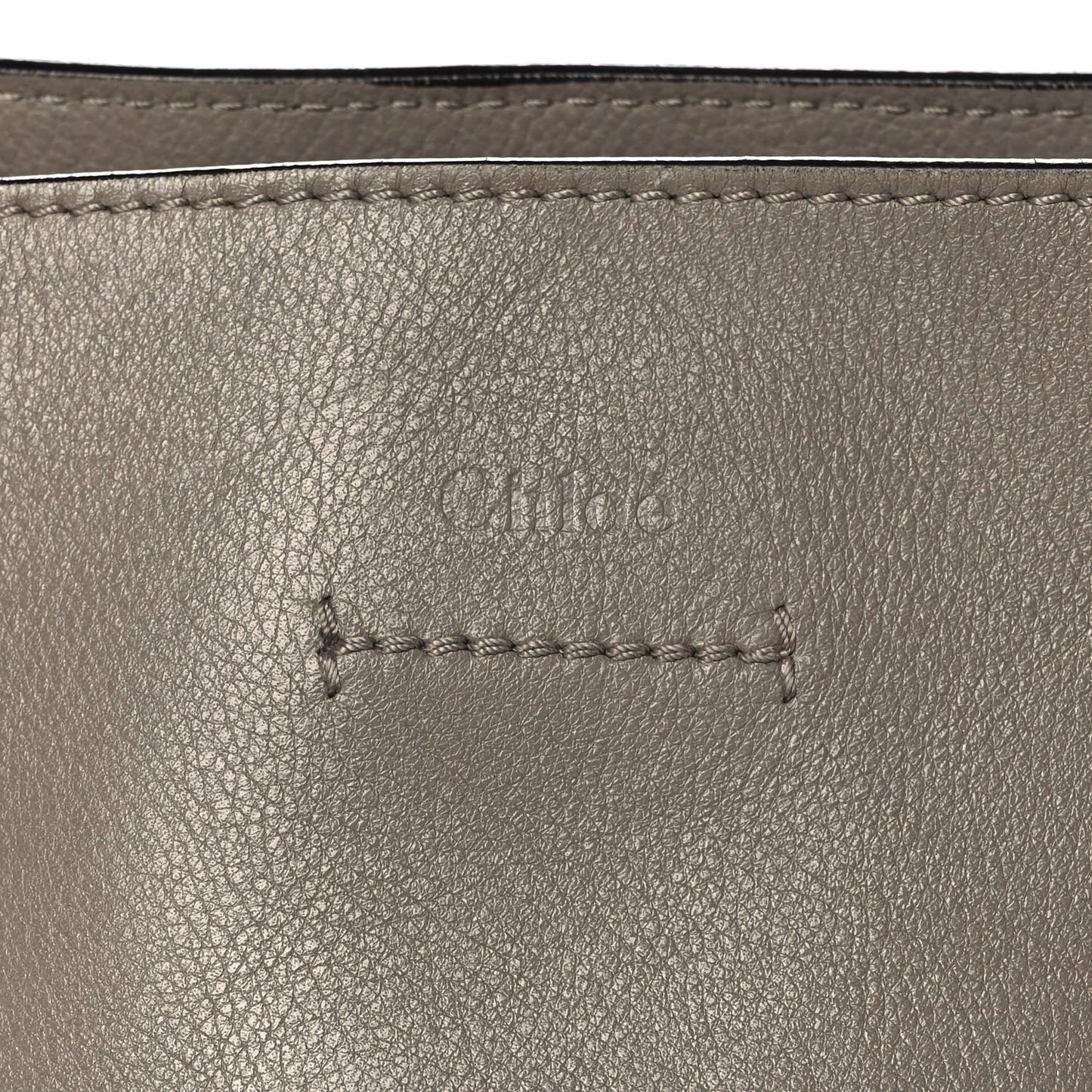 Smooth Calfskin Small Milo Shopping Tote Motty Grey