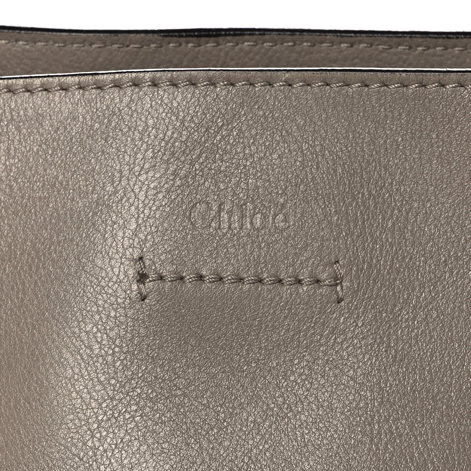 Chloe Smooth Calfskin Small Milo Shopping Tote Motty Grey 6 of 18