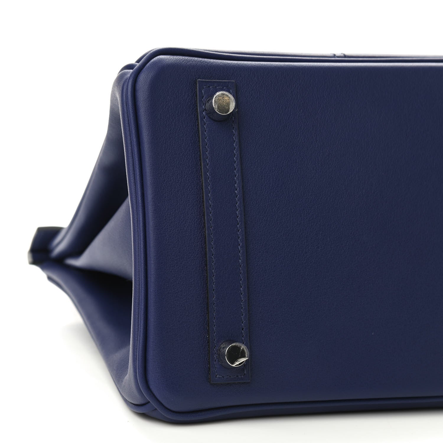 Hermes Swift Epsom Tressage Birkin 30 Bleu Encre Bleu Du Nord Gold 9 of 10