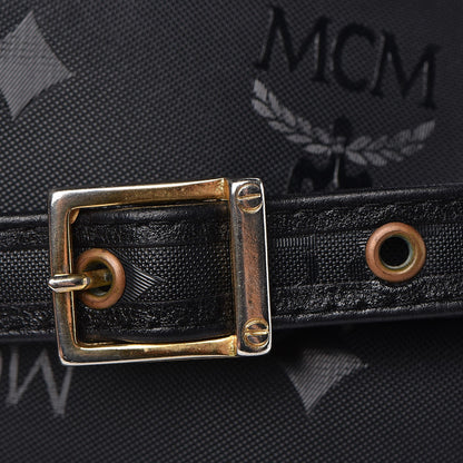 MCM Monogram Coated Canvas Camera Bag Crossbody Black 9 of 16