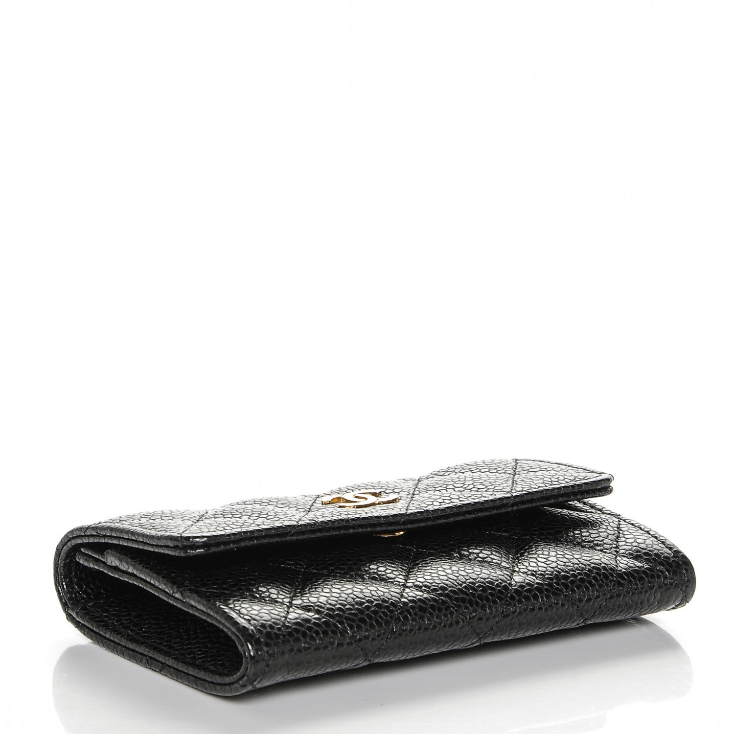 Chanel Caviar Quilted Flap Card Holder Black 4 of 8