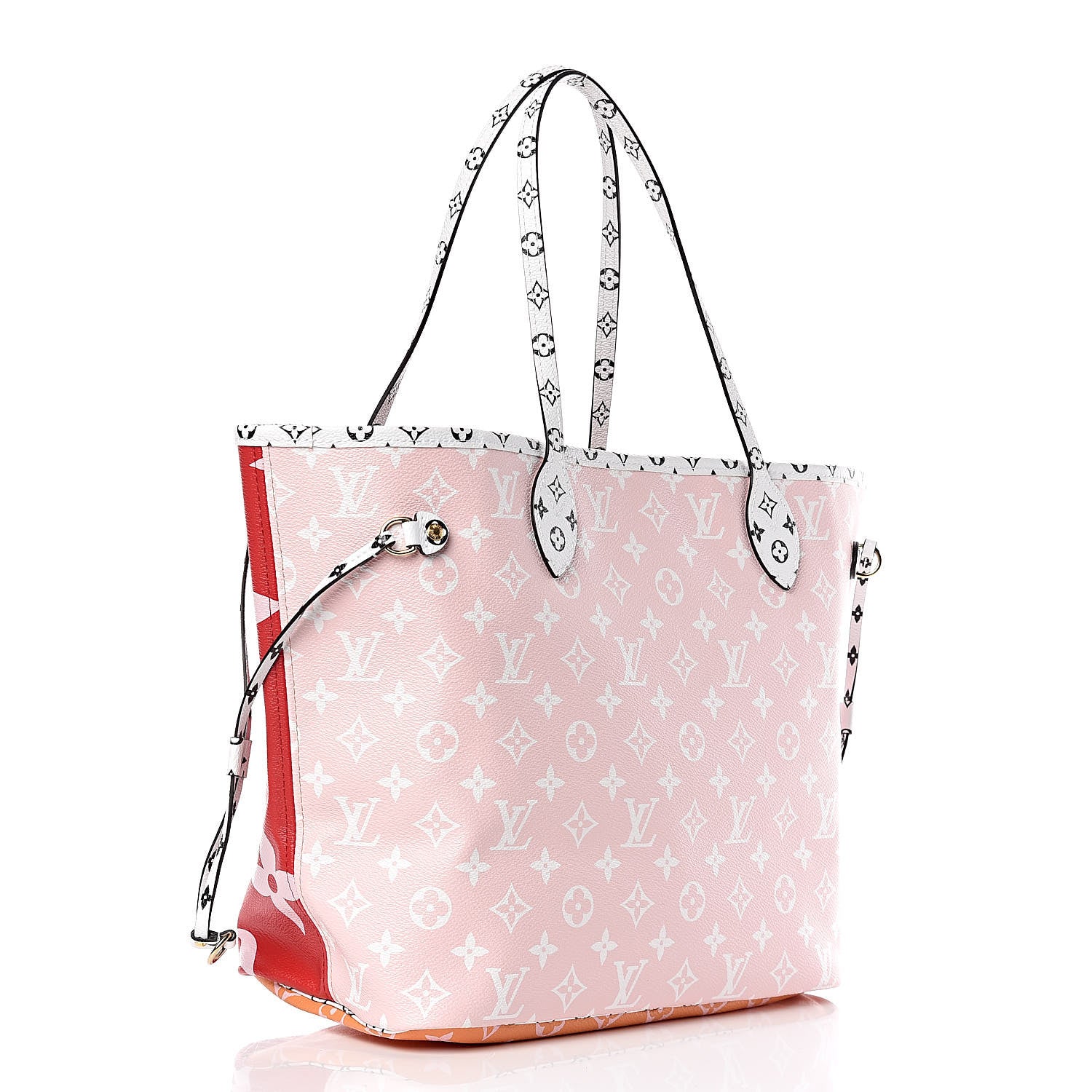 Louis Vuitton Monogram Giant Neverfull MM Rouge 4 of 10