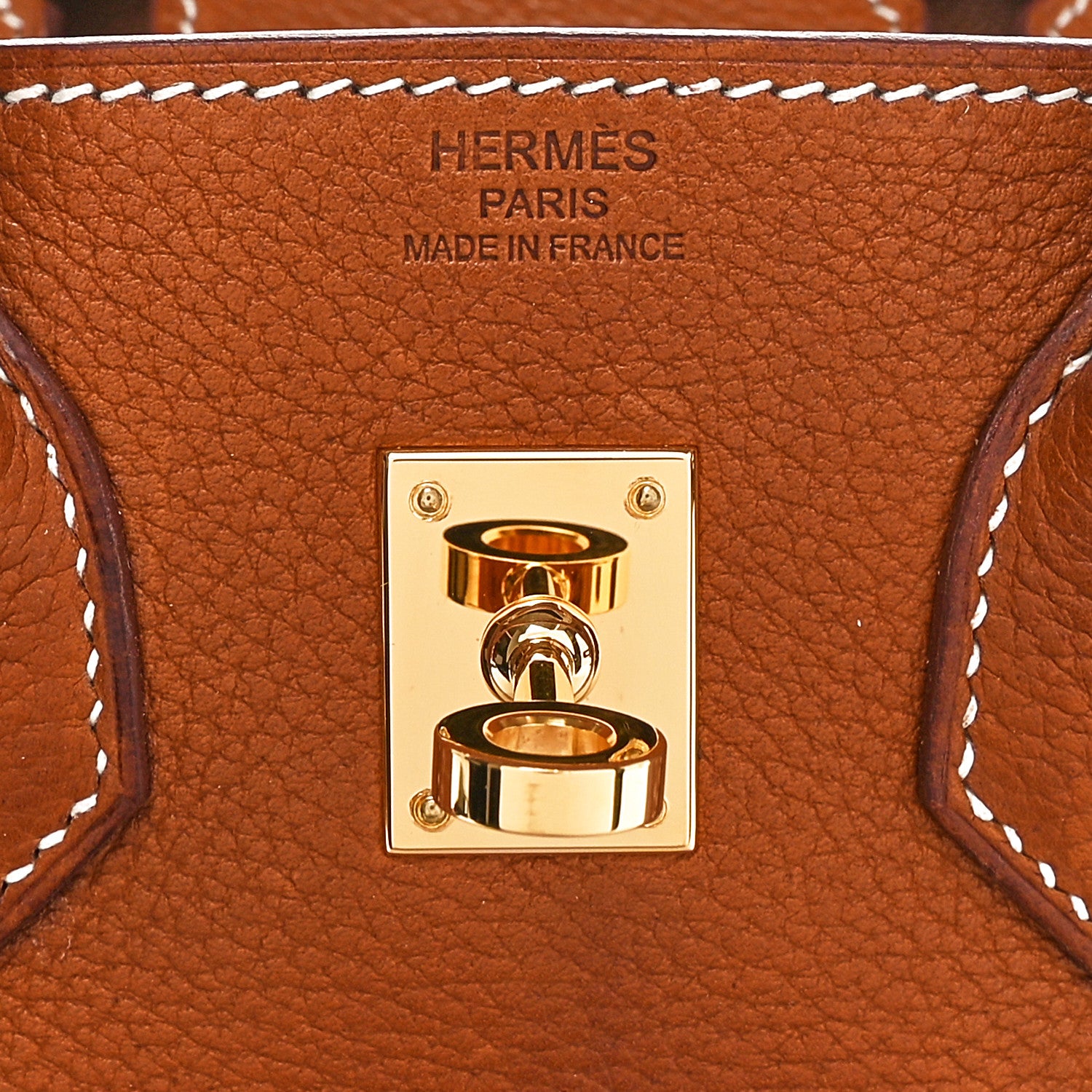 Hermes Natural Barenia Faubourg Birkin 25 Fauve 6 of 12